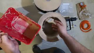 Devil Forge 10Kg Furnace Unboxing, Applying Rigidizer and Drying!