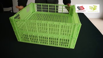 Foldable Crate - How to fold the thin wall crate?