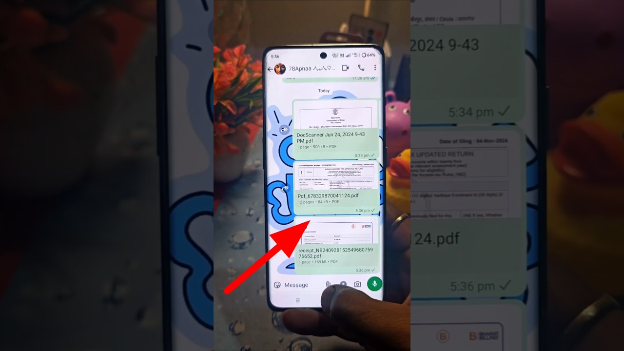 WhatsApp par pdf file kaise bheje || how to send pdf file in whatsapp par PDF file Kaise bhejen