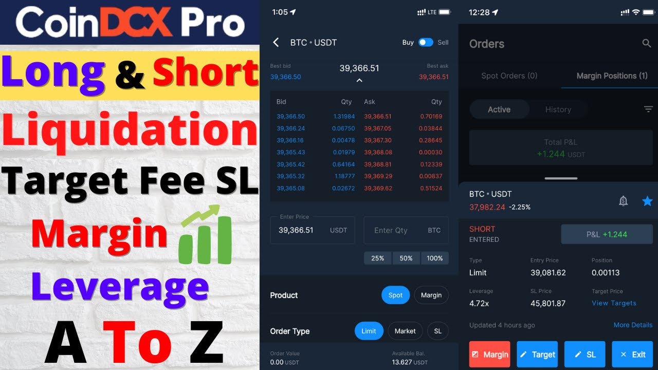 CoinDCX Pro Margin Trading Tutorial For Beginners - 2022 | Explained in ...