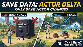 Building an Efficient Open World Save System in Unreal Engine C++ - Part 2 | Ep 47