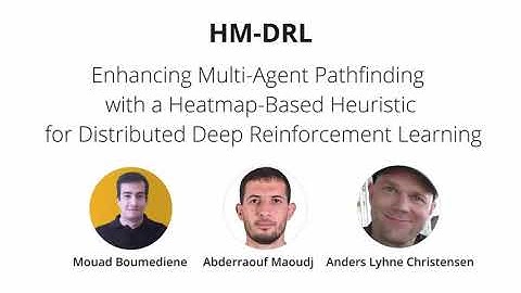 HM-DRL : Enhancing Multi-Agent Pathfinding with a Heatmap-Based Heuristic for Distributed DRL