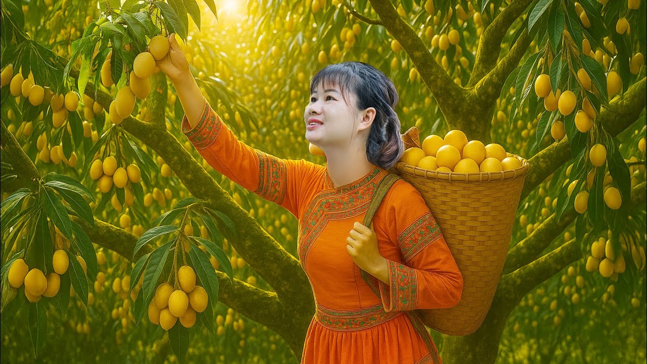 Massive Harvesting Lots of Big Mango Plum on High To Sell | Farm Care | Luyến Harvest Life