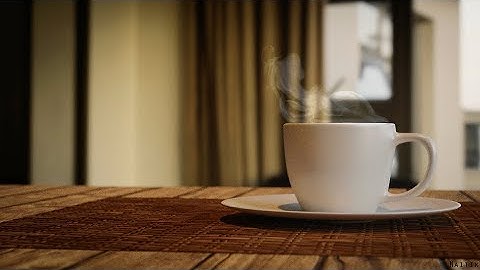 Making a Coffee cup in Blender (time lapse)