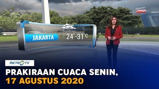 Prakiraan Cuaca Senin 17 Agustus 2020