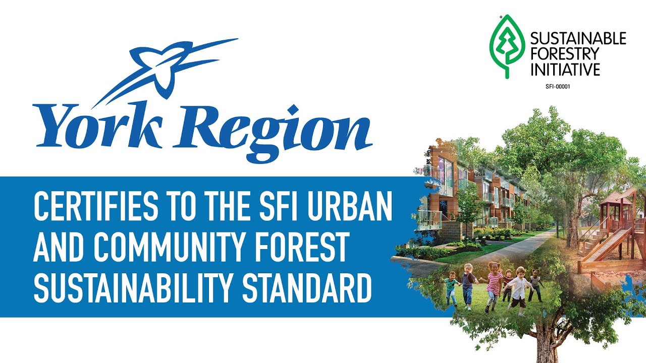 York Region Achieves Canada’s First SFI Urban and Community Forest Sustainability Certification