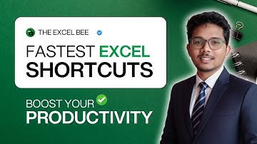 What are the FASTEST Excel Shortcuts to Boost Your PRODUCTIVITY?