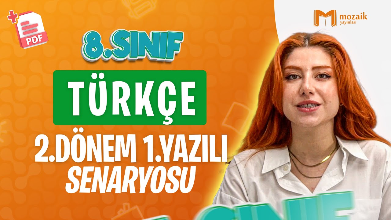8. Sınıf Türkçe 2. Dönem 1. Yazılı Provası #2025