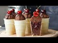 МОРОЖЕНОЕ КОТОРОЕ НЕ ТАЕТ🍦 ШОКОЛАДНЫЕ КАПКЕЙКИ🍦 Chocolate cupcake recipe