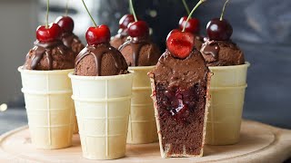 МОРОЖЕНОЕ КОТОРОЕ НЕ ТАЕТ🍦 ШОКОЛАДНЫЕ КАПКЕЙКИ🍦 Chocolate cupcake recipe