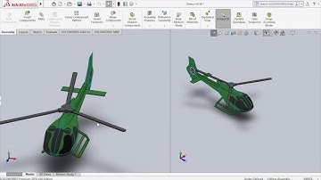 AirBus H130 modeling in solidworks part 2 final