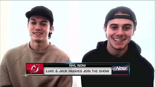 Jack and Luke Hughes Talk Playing Together