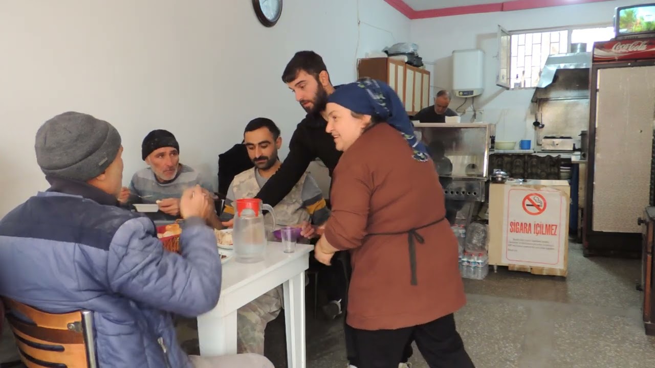 Köyde kuru fasülye pilav !!! 