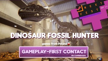 Dinosaur Fossil Hunter - first contact with the game demo (no commentary)