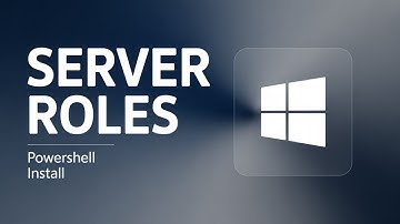 Installing Windows Server Roles and Features with PowerShell | Installing Roles and Features