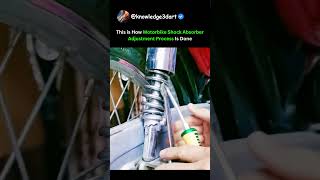 This is How Motorbike Shock Absorber Adjustment Process Is Done