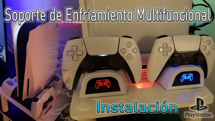 Soporte Cargador con Ventilación para PS5 Blackfire. Playstation 5