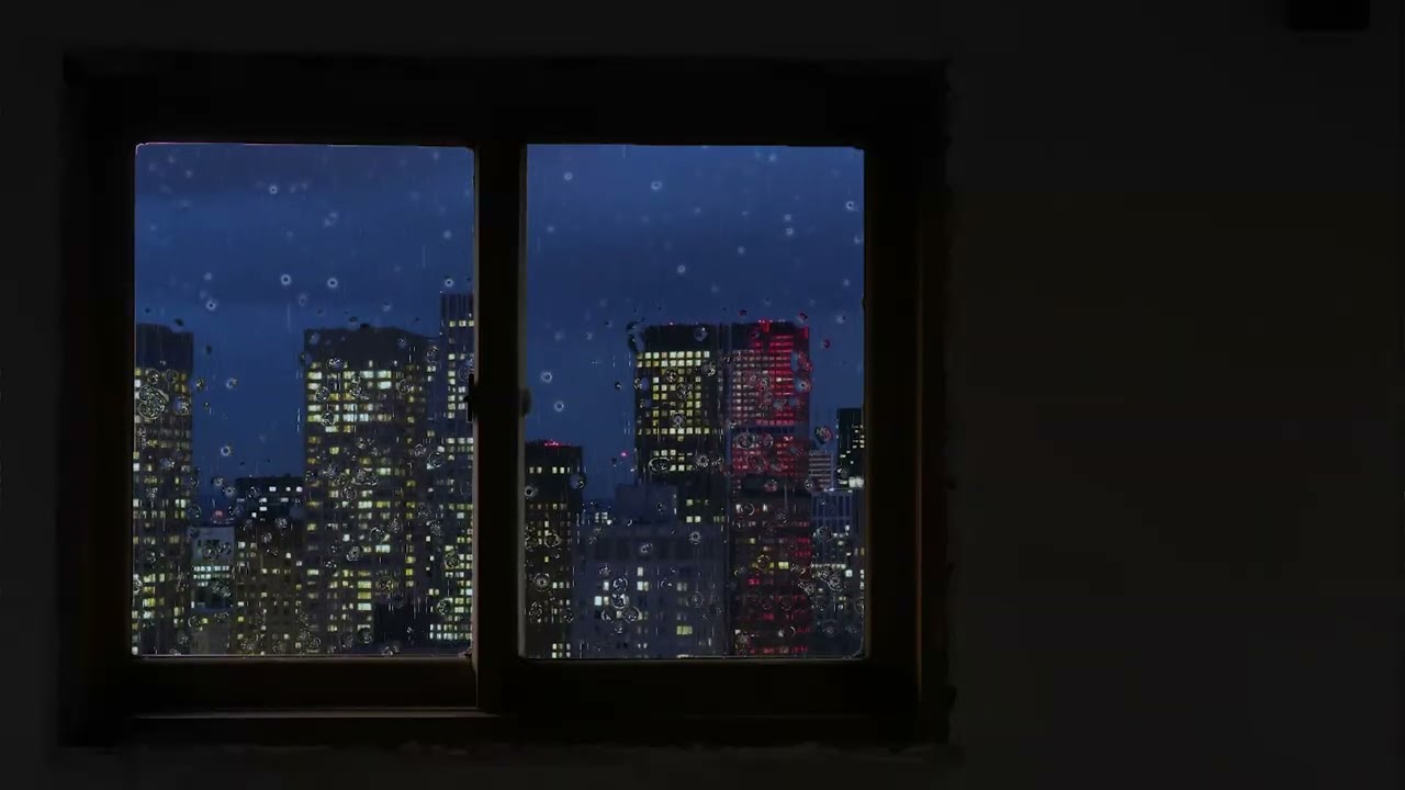 Outside the small window, the storm was still raging