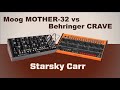 Behringer CRAVE vs Moog MOTHER-32: The definitive comparison