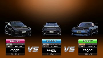 WMMT5 PC - MAZDA Rotary cars battle Part 4 (3 way)