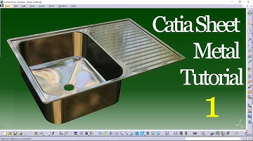 HOW TO DESIGN SHEET METAL IN CATIA V5 part 1 (HINDI TUTORIAL) #catia #tutorial #sheet #metal #design