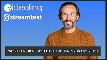 Videolinq & StreamText Live Webinar