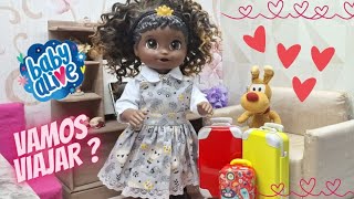 Baby Alive Princesa Ellie Arrumando as Malas ! Filme Infantil