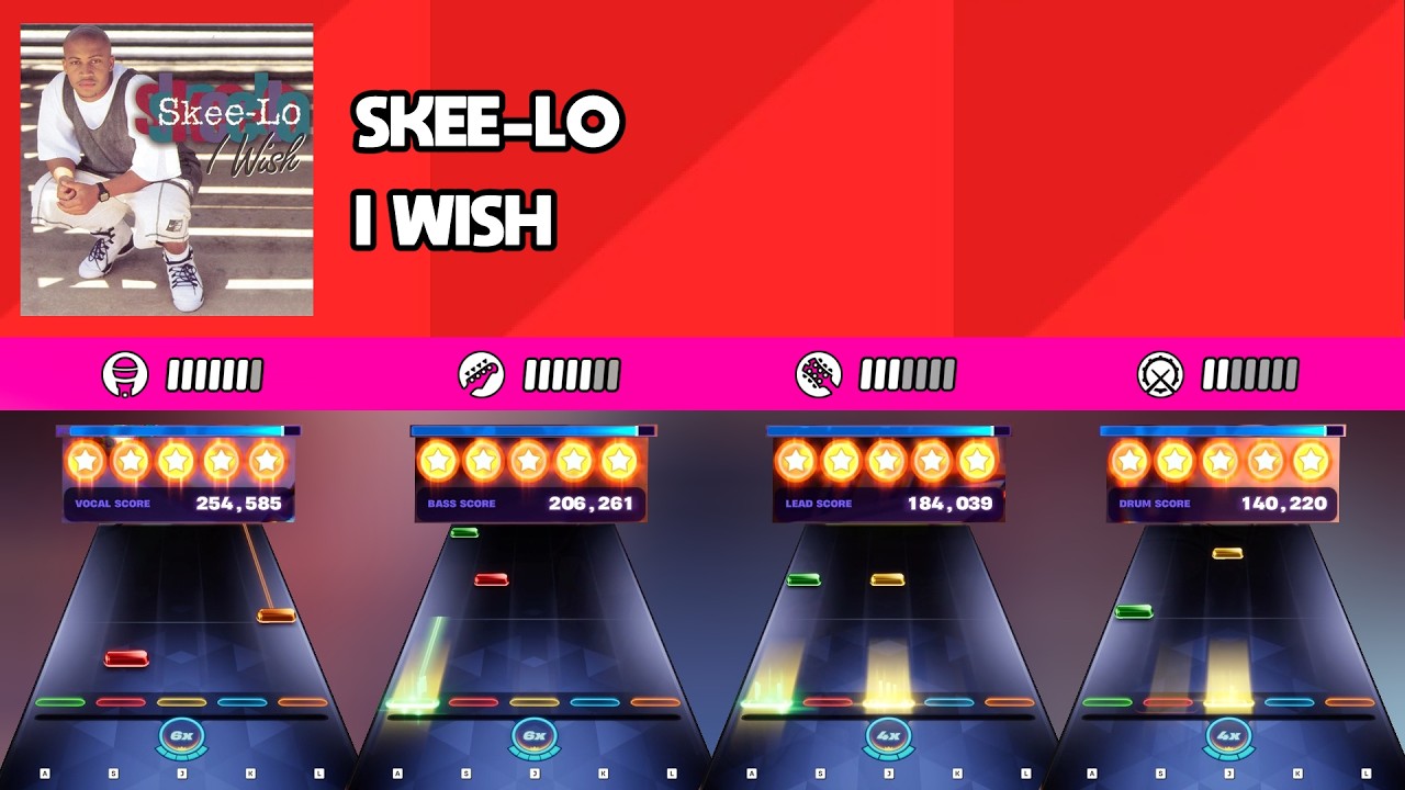 [Fortnite Festival] Skee-Lo - I Wish || All Instruments Expert 100%