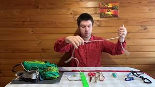 Как сделать софт шакл для гамака и навески: способ без плетения