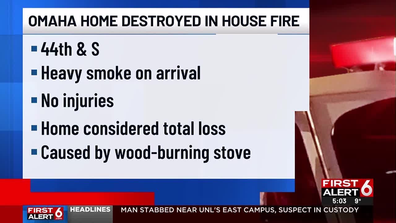 Crews fight fire inside South Omaha home - YouTube