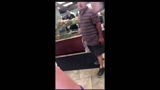 5 Foot Angry Man At Bagel Shop. Original Video