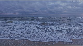Slow Motion Sea Waves for Falling Asleep
