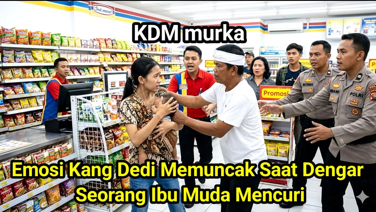 KDM murka‼️Emosi kang dedi memuncak saat dengar seorang ibu muda mencuri di minimarket