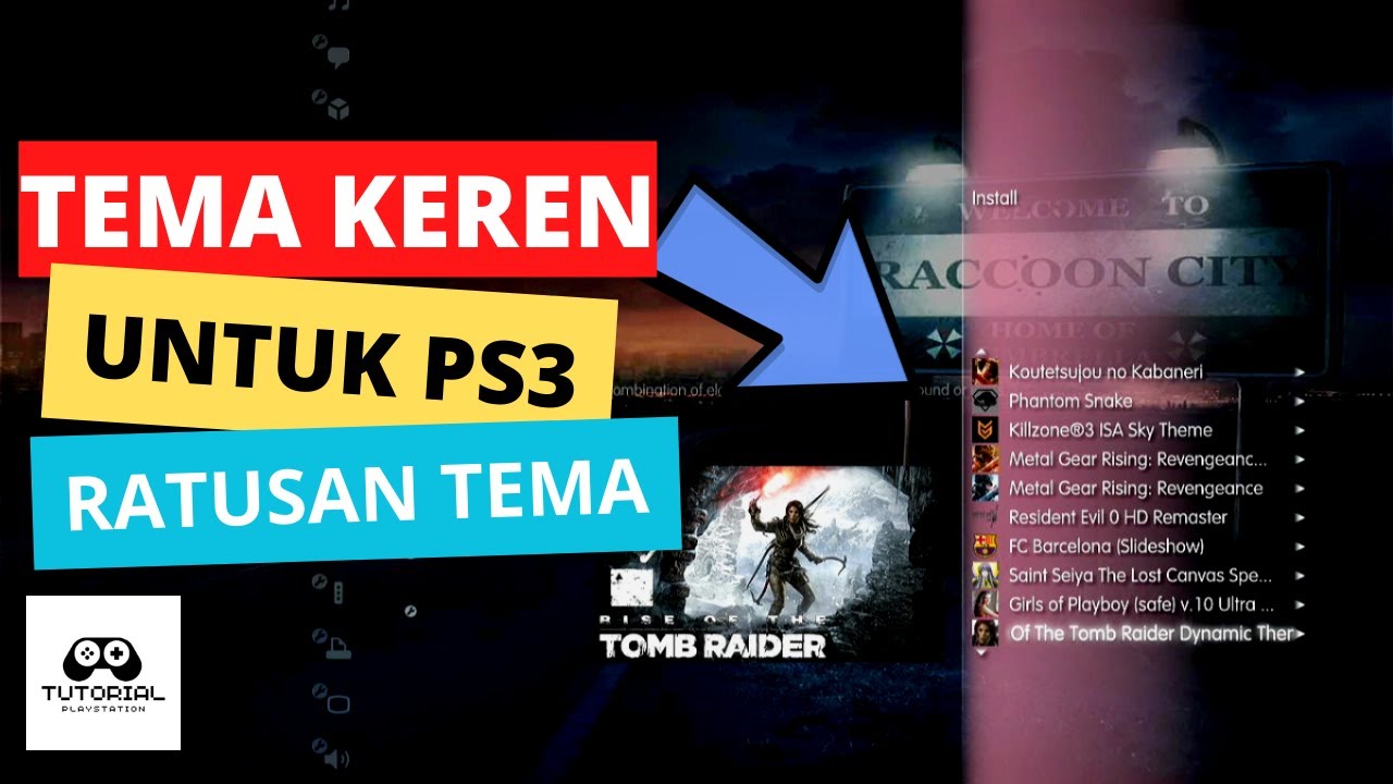 TEMA PACK KEREN UNTUK PS3, ADA RATUSAN TEMA BOS