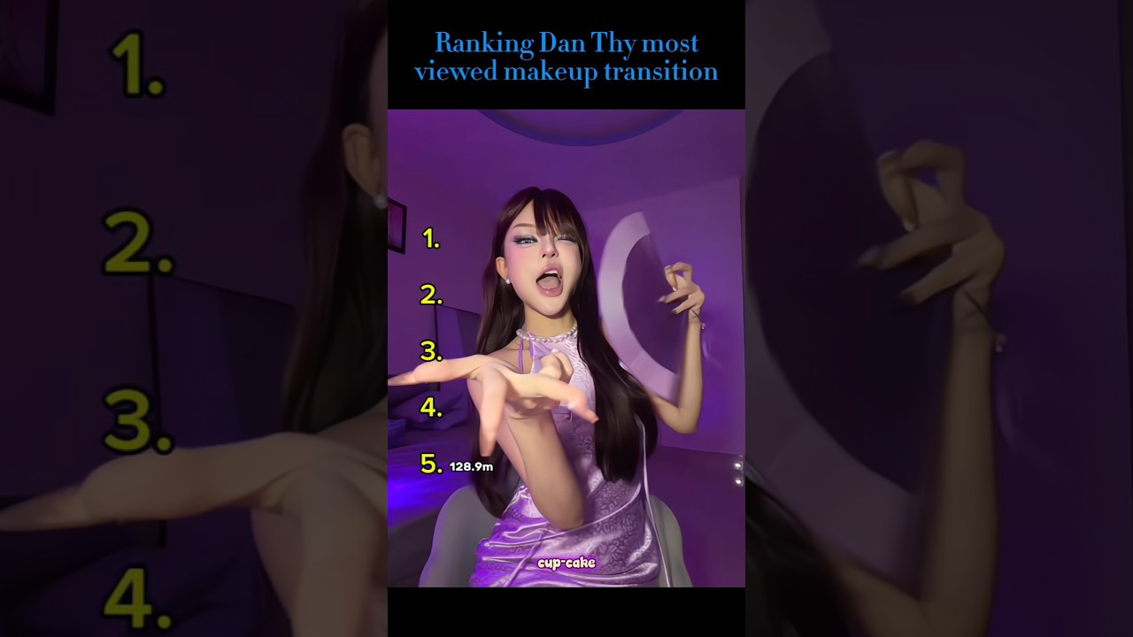Dan Thy makeup transition | tiktok trend