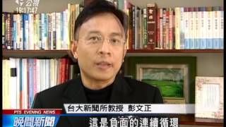 20140227 公視晚間新聞 台大教授告104 擅用網路市調涉侵權