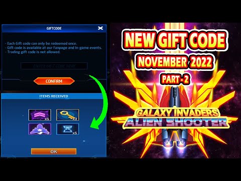 Galaxy Invaders New Gift Code || Galaxy Invaders New Gift Code November 2022 (Part-2)