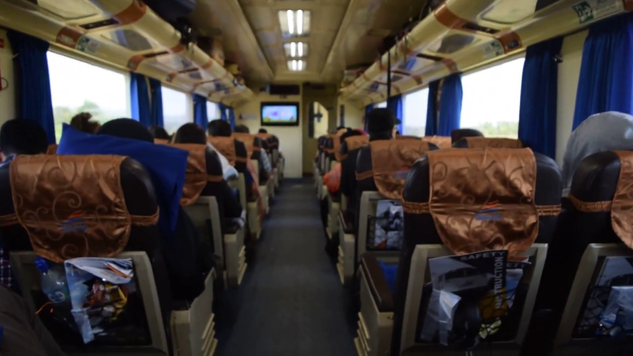 Interior Kereta Api Lodaya (Eksekutif) - YouTube