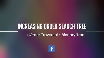 Increasing Order Search Tree - LeetCode 897