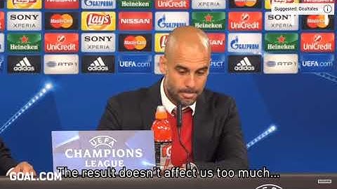 Pep forgets which language he