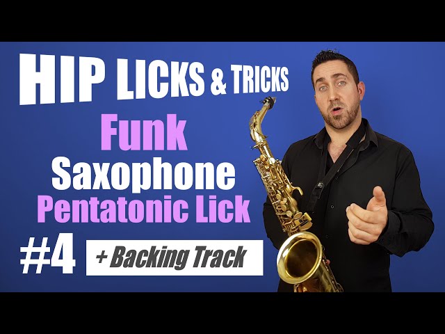 Hip Licks and Tricks #4 - Funk Pentatonic Lick - 🎷 Saxophone Lesson 🎷 by Paul Haywood class=