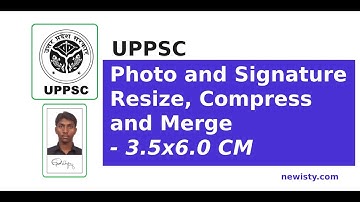 How to Resize, Merge UPPSC Photo and Signature in Mobile without App, Software | Convert, Compress