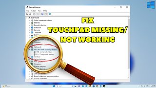 touchpad not showing up in device manager || touchpad not working in windows 10/11/8/7