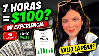   ¿Cuánto se gana con Uber Eats y DoorDash en 2026? (7 horas trabajando)
