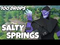 I Dropped Salty Springs 100 Times AGAIN And This Is What Happened - 100 Drops