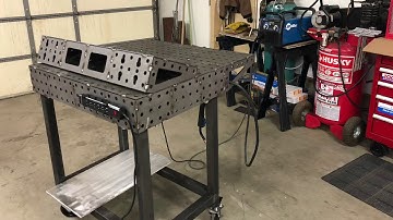 Fab-Block welding table assembly
