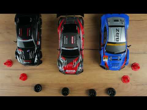 Дрифт машинка на радіокеруванні з комплектом шин Subaru Синій, видео 1