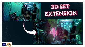 Cyberpunk 3D Set-extensie met Blender