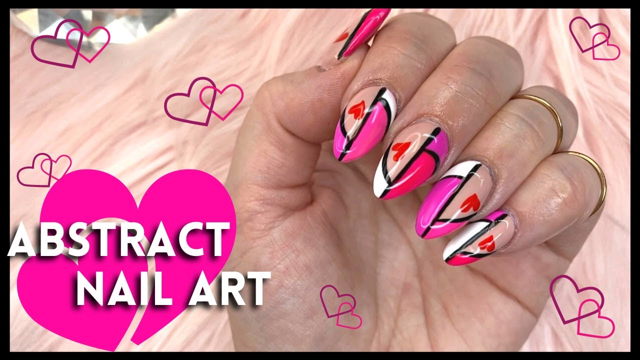 Not Sure How We Got Here? 🤔| Color Blocking | Valentine's Day Nail Art