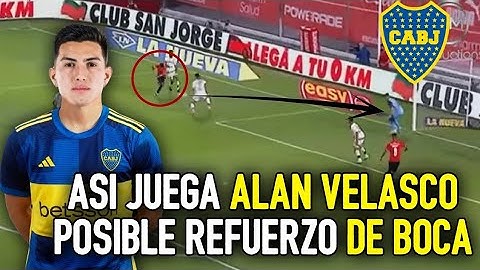 Así JUEGA ALAN VELASCO | POSIBLE REFUERZO de BOCA (2024)